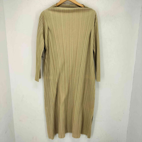 プリーツプリーズイッセイミヤケ PLEATS PLEASE ISSEY MIYAKE プリーツ加工 ロングスリーブ マキシワンピース レディース