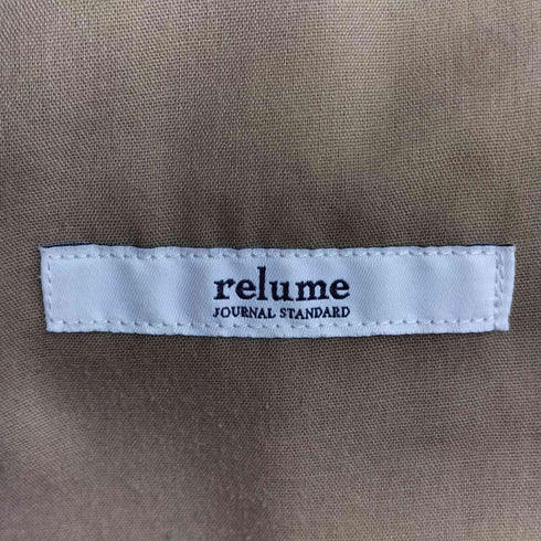 ジャーナルスタンダードレリューム JOURNAL STANDARD relume ヒールカット ルーズ ストライプ スラックス メンズ JPN:M