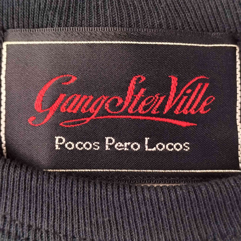 ギャングスタビル GANGSTERVILLE TOTENTANZ L/S T-SHIRTS ALCOHOLプリント クルーネックTシャツ メンズ S