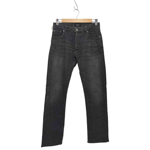 バーバリーブラックレーベル BURBERRY BLACK LABEL ボタンフライ ストレートデニムパンツ メンズ JPN:76-84