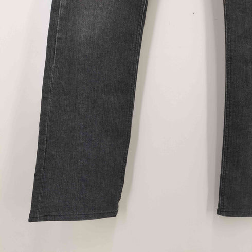 バーバリーブラックレーベル BURBERRY BLACK LABEL ボタンフライ ストレートデニムパンツ メンズ JPN:76-84