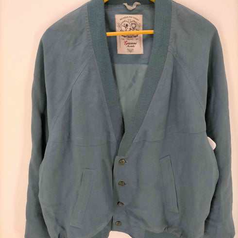 Gianni Modelle 80-90S MADE IN ITALY イタリア製 ユーロ ダービー カーディガン ジャケット メンズ