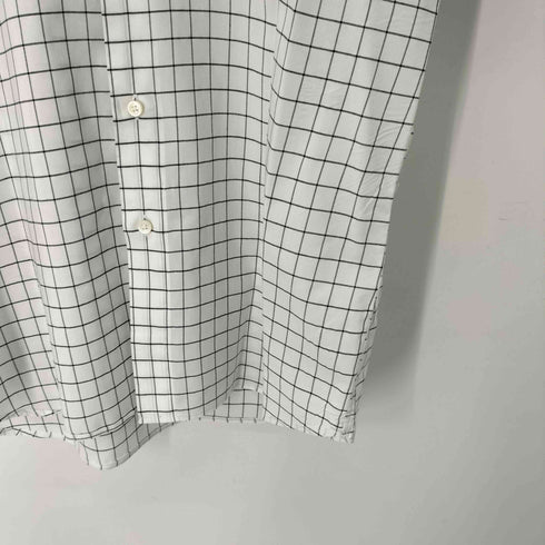 エディフィスラブークル EDIFICE LA BOUCLE コットンポリ チェック 半袖シャツ メンズ