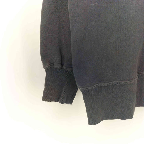 グラッドハンド GLADHAND AKOM - SWEAT 10.7Oz GUSSET ACTION SLEEVE 10.7オンス ゲスト アクション ダメージ加工 ラグランスリーブスウェット トレーナー メンズ L
