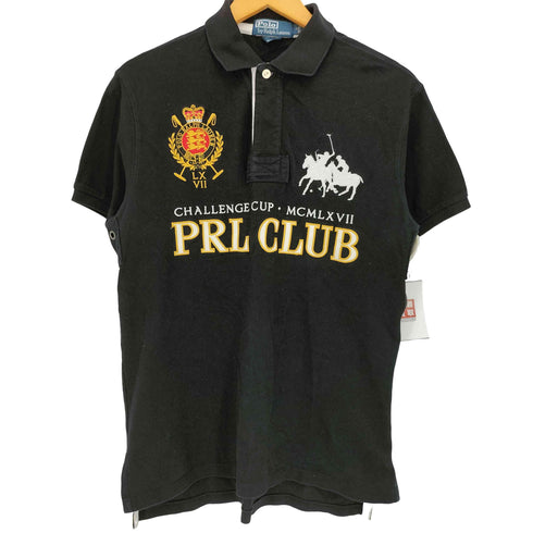 ポロバイラルフローレン Polo by RALPH LAUREN CUSTOM FIT エンブレム ビッグポニー 刺繍 ナンバリング 3 ポロシャツ メンズ import:M