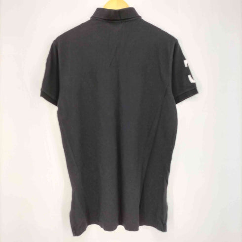 ポロバイラルフローレン Polo by RALPH LAUREN CUSTOM FIT エンブレム ビッグポニー 刺繍 ナンバリング 3 ポロシャツ メンズ import:M