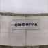 クレイボーン Claiborne 90S OLD 綿麻生地 コットン リネン 55% 2タック ワイド ドレス スラックス パンツ 裾ダブル メンズ 36