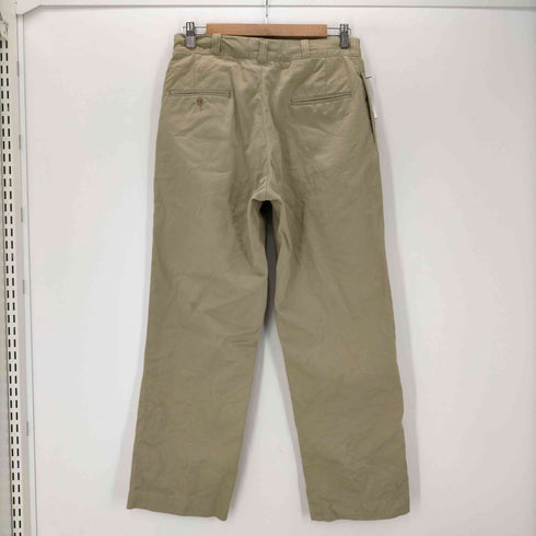 ユーエスアーミー U.S. ARMY 60-70S TROUSERS MEN'S COTTON U.T 米軍 アーミー ストレート チノ トラウザー パンツ SERVAL ジップ メンズ 32×29