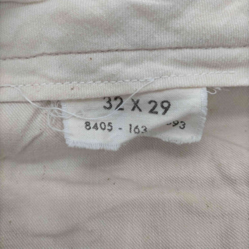 ユーエスアーミー U.S. ARMY 60-70S TROUSERS MEN'S COTTON U.T 米軍 アーミー ストレート チノ トラウザー パンツ SERVAL ジップ メンズ 32×29