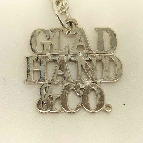 グラッドハンド GLADHAND GHロゴトップチェーン 50cm JEWELRY USA Chain ロゴチャーム付き シルバーネックレス メンズ