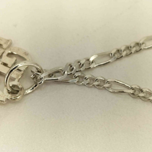 グラッドハンド GLADHAND GHロゴトップチェーン 50cm JEWELRY USA Chain ロゴチャーム付き シルバーネックレス メンズ