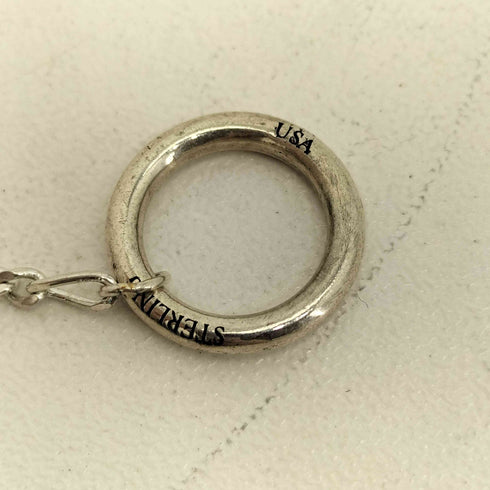 グラッドハンド GLADHAND GHロゴトップチェーン 50cm JEWELRY USA Chain ロゴチャーム付き シルバーネックレス メンズ