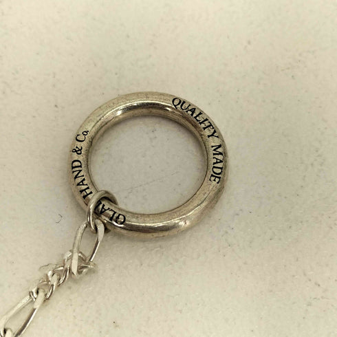 グラッドハンド GLADHAND GHロゴトップチェーン 50cm JEWELRY USA Chain ロゴチャーム付き シルバーネックレス メンズ