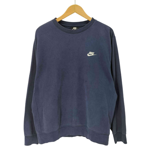 ナイキ NIKE 刺繍ロゴ 裏起毛 クルーネック スウェット メンズ import:XL