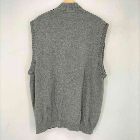 チャップス CHAPS フェイクスウェード コットン ニット ドライバーズ ニット ベスト メンズ import:XL