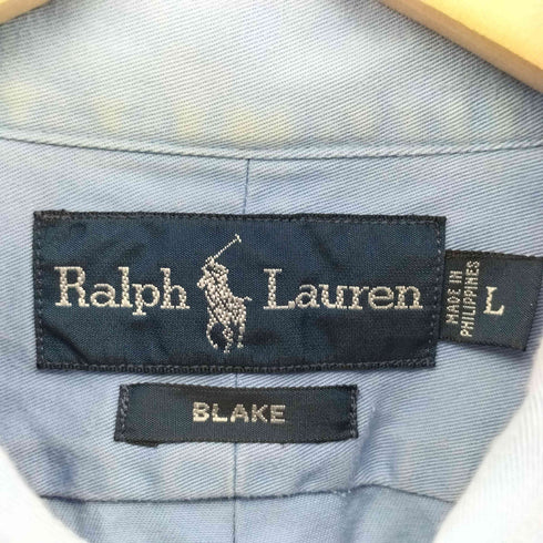 ラルフローレン RALPH LAUREN 90S BLAKE ポニー刺繍 ボタンダウン L/S シャツ メンズ import:L