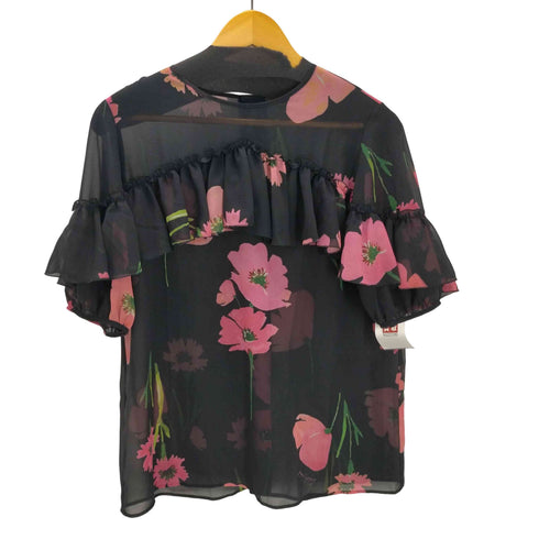 ダブルスタンダードクロージング DOUBLE STANDARD CLOTHING パウダーシフォンハーフスリーブブラウス レディース JPN:38