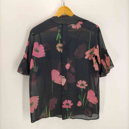ダブルスタンダードクロージング DOUBLE STANDARD CLOTHING パウダーシフォンハーフスリーブブラウス レディース JPN:38