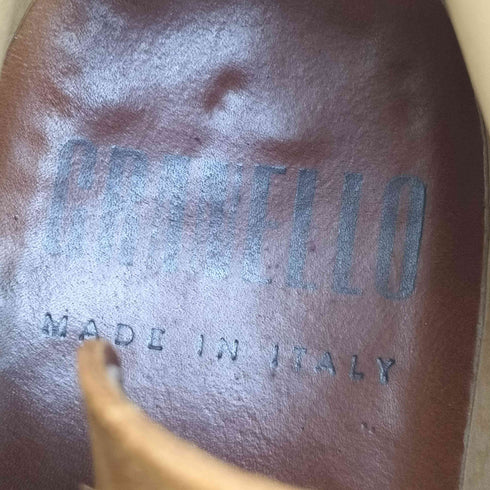 GRANELLO イタリア製 スエード ワークブーツ メンズ UK:6.5