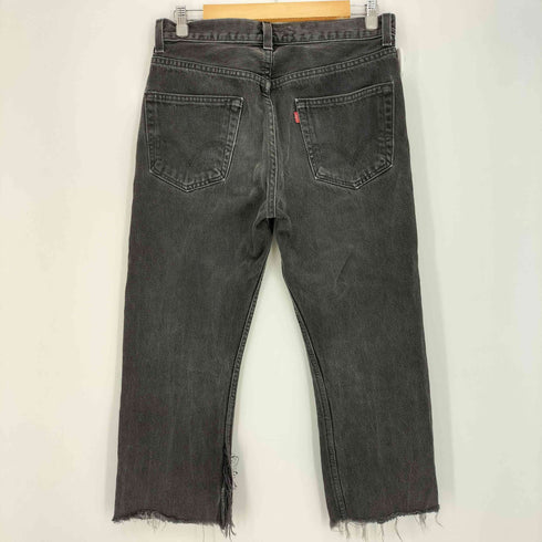 リーバイス Levis ボタン裏355刻印 505 REGULAR FIT 先染め ブラック デニム メンズ W32 L29