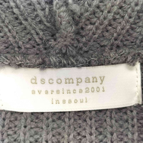 dscompany ニット ジップアップ パーカー メンズ