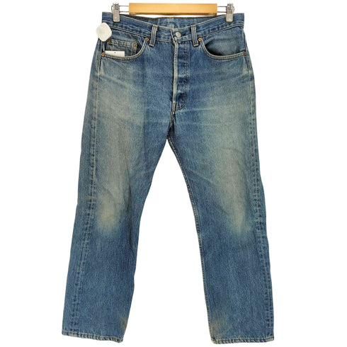 リーバイス Levis 90s USA製 ボタン裏520刻印 エルパソ工場 501 ストレートデニム メンズ W32 L28