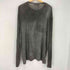 アモーメント amomento 24ss CUT OUT LONG T-SHIRT シアー レイヤード クルーネック ロングスリーブ tシャツ メンズ import:L