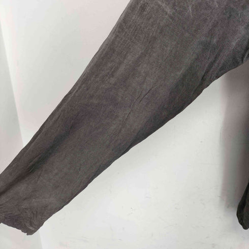 アモーメント amomento 24ss CUT OUT LONG T-SHIRT シアー レイヤード クルーネック ロングスリーブ tシャツ メンズ import:L