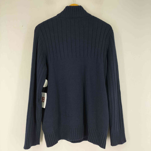 エディーバウアー Eddie Bauer 00S ハーフボタン コットンニットプルオーバー メンズ JPN:L