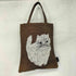 松尾みゆき ゴブラン織 猫刺繍 ハンドバッグ レディース