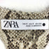 ザラ ZARA Snake print ruffled blouse Top レディース import:S