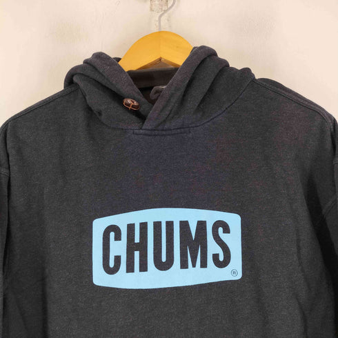 チャムス CHUMS ブロックロゴパーカー メンズ JPN:XL