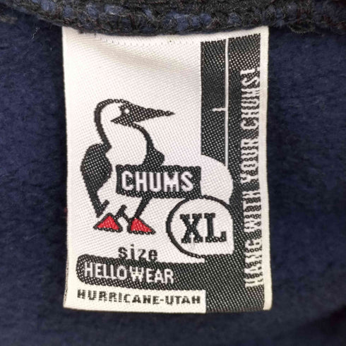 チャムス CHUMS ブロックロゴパーカー メンズ JPN:XL