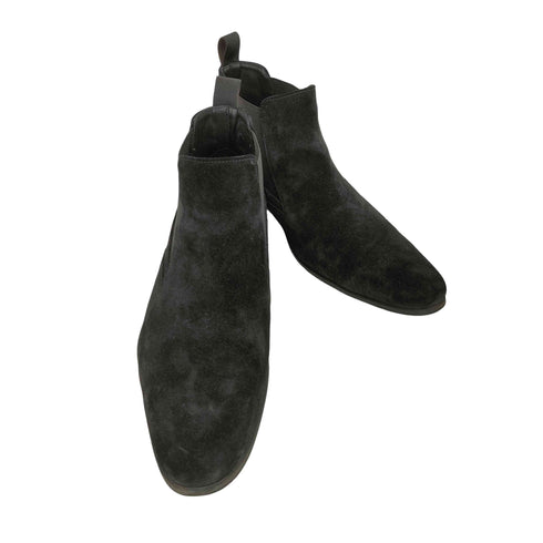 ランバンコレクション LANVIN COLLECTION スエード サイドゴア ブーツ メンズ 24 1/2