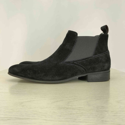 ランバンコレクション LANVIN COLLECTION スエード サイドゴア ブーツ メンズ 24 1/2