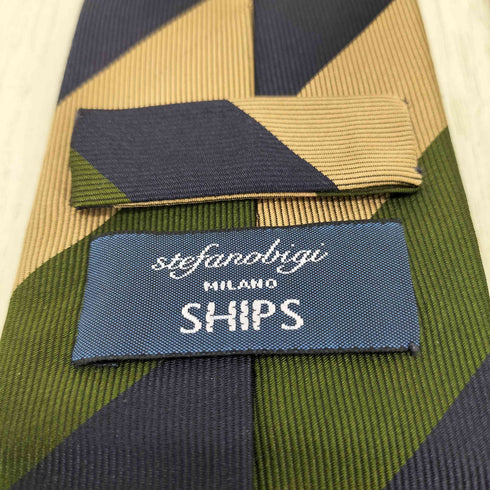 シップス SHIPS stefanobigi ストライプネクタイ メンズ