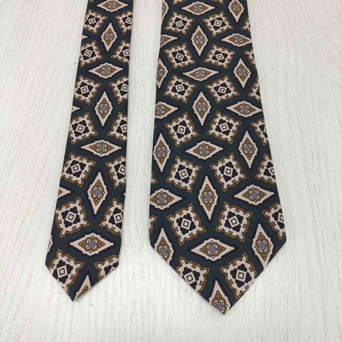 シップス SHIPS Puccini 総柄シルクネクタイ メンズ