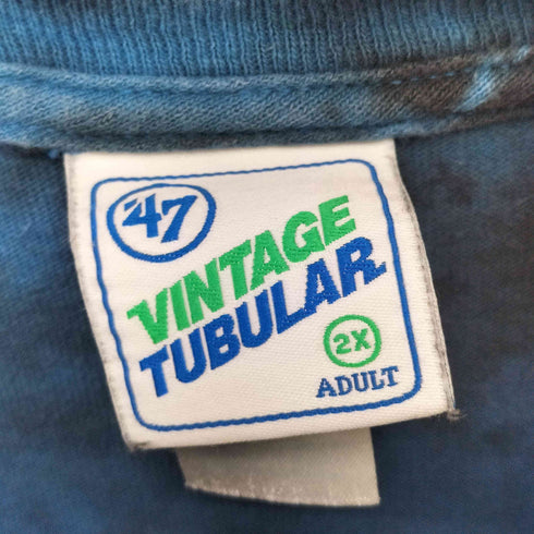フォーティセブンブランド 47 BRAND VINTAGE TUBULAR S/S T-SHRIT タイダイ 染め Tシャツ メンズ 2X