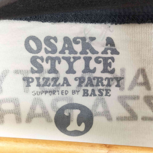 OSAKA STYLE PIZZA PARTY プリントS/SリンガーTシャツ メンズ JPN:L