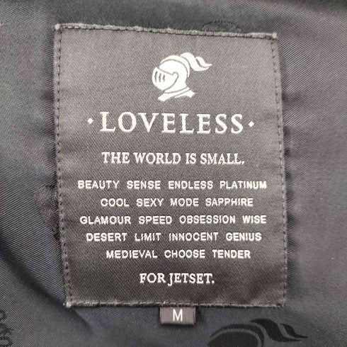 ラブレス LOVELESS 裏地総柄 フーデッドダウンジャケット メンズ import:M