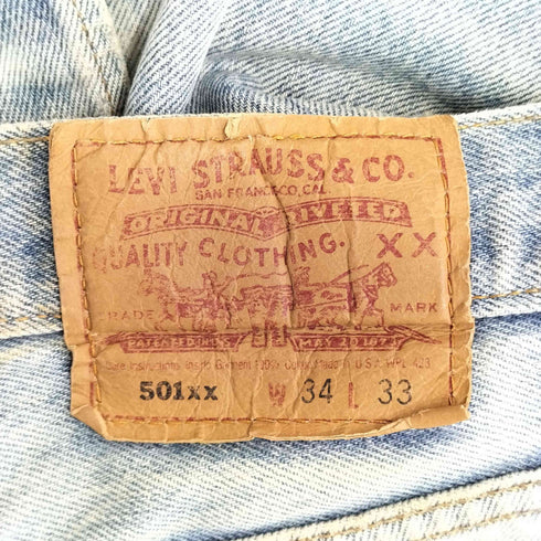 リーバイス Levis 90S USA製 ボタン裏522 501XX デニムパンツ メンズ 34/33
