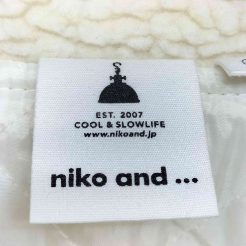 ニコアンド niko and... ボアフリースジャケット レディース JPN:M