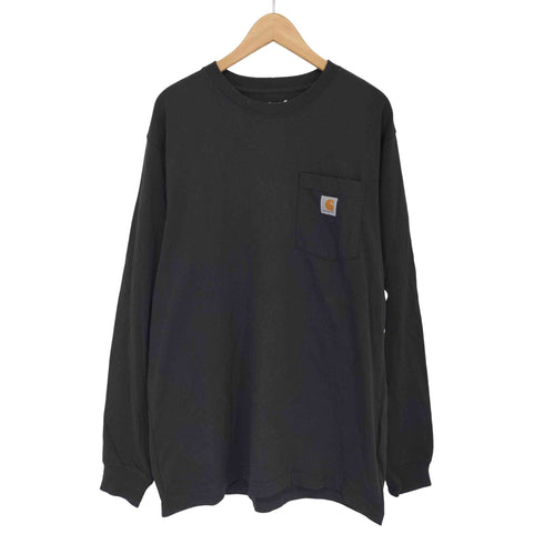 カーハート Carhartt LOOSE FIT HEAVYWEIGHT LONG-SLEEVE POCKET T-SHIRT メンズ import:M