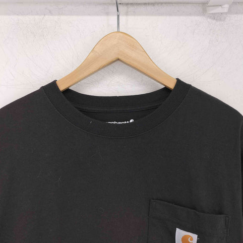 カーハート Carhartt LOOSE FIT HEAVYWEIGHT LONG-SLEEVE POCKET T-SHIRT メンズ import:M