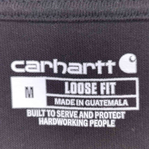カーハート Carhartt LOOSE FIT HEAVYWEIGHT LONG-SLEEVE POCKET T-SHIRT メンズ import:M