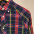 フレッドペリー FRED PERRY タータンチェック クォータースリーブ レギュラーカラーシャツ 七分袖 レディース UK:10