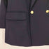 バーバリー BURBERRY カシミヤ ウール 金ボタン ダブル 紺ブレザー レディース JPN:11号