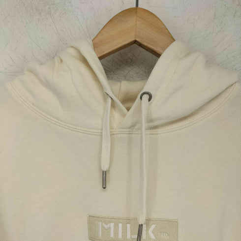 ミルクフェド MILKFED. CROPPED HOODIE ボックスロゴ レディース JPN:M