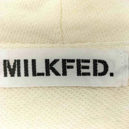 ミルクフェド MILKFED. CROPPED HOODIE ボックスロゴ レディース JPN:M