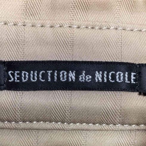 セデクションニコル SEDUCTION de NICOLE ライナー付き ストライプ トレンチコート メンズ